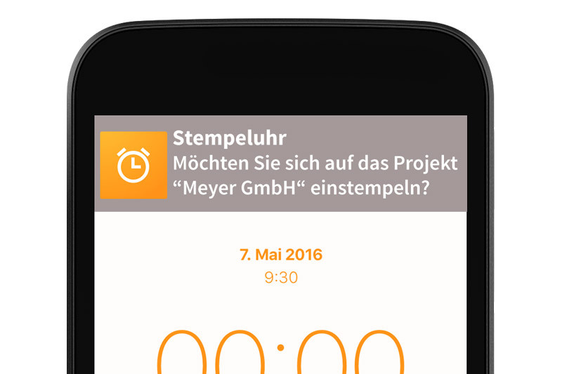 automatische Stundenzettel App