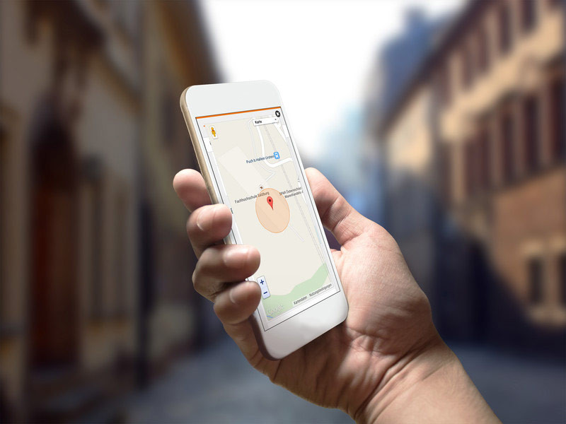 Mobile Zeiterfassung mit GPS